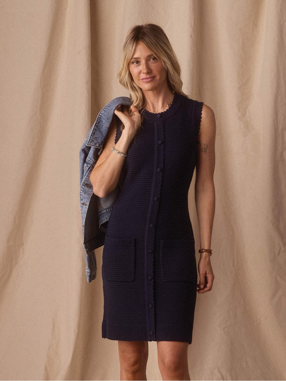 The Normal Brand Quinn Knit Mini Dress
